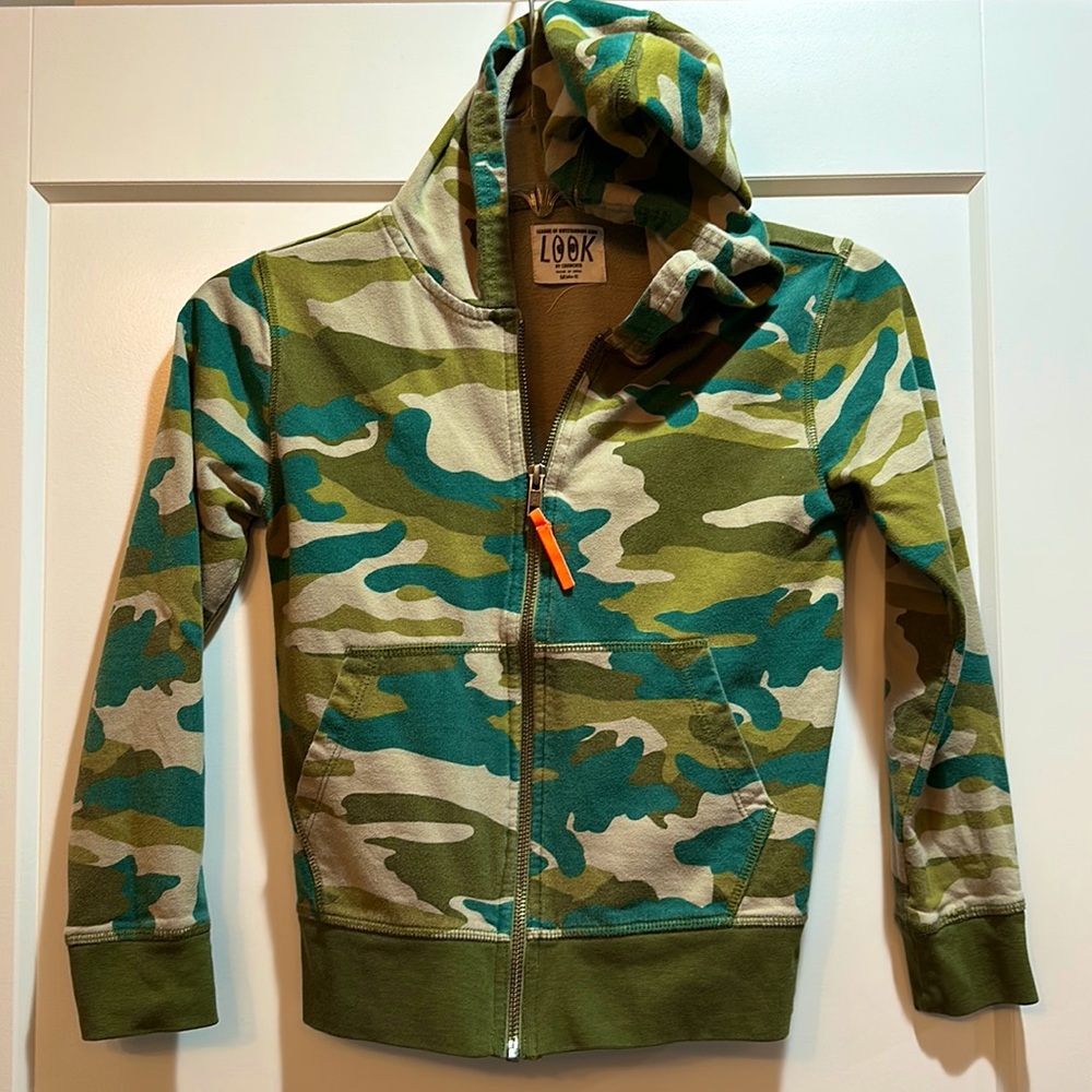 J crew camo hoodie